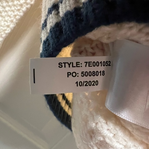 NEW Vineyard Vines | Fisherman Sweater Cable Cream Cable Sz XS Girls - Picture 4 of 6